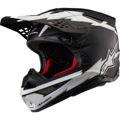 ALPINESTARS Supertech M10 Helmet - Ampress - MIPS? - Matte Black/White - 2XL 8300823-1121-2X