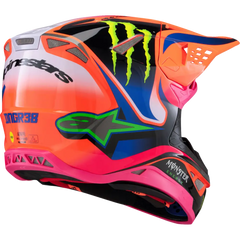 ALPINESTARS Supertech M10 Helmet - Deegan Monster - MIPS? - Gloss Orange Fluo/Purple/Pink Fluo - 2XL 8300425-433-XXL
