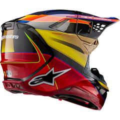 ALPINESTARS Supertech M10 Helmet - Era - MIPS? - Gloss Gold/Yellow/Rio Red - Small 8301223-5938-S