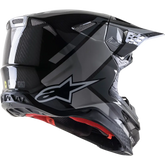 ALPINESTARS Supertech M10 Helmet - Meta 2 - MIPS? - Black/Gray/Gloss - Small 8300422-1195-SM