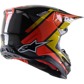 ALPINESTARS Supertech M10 Helmet - Meta 2 - MIPS? - Black/Yellow/Orange - Large 8300422-1549-LG