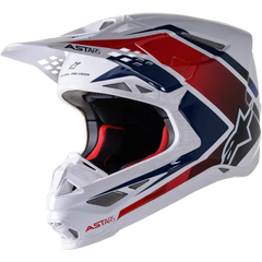 ALPINESTARS Supertech M10 Helmet - Meta 2 - MIPS? - White/Red/Blue - 2XL 8300422-2378-2X