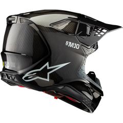 ALPINESTARS Supertech M10 Helmet - Solid - MIPS? - Gloss Black Carbon - Large 8300323-1188-L