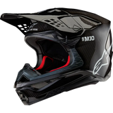 ALPINESTARS Supertech M10 Helmet - Solid - MIPS? - Gloss Black Carbon - Large 8300323-1188-L