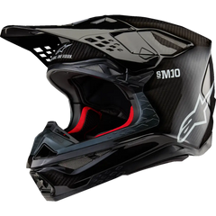 ALPINESTARS Supertech M10 Helmet - Solid - MIPS? - Gloss Black Carbon - XS 8300323-1188-XS