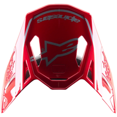 ALPINESTARS Supertech M10 Visor - Acumen - Red/Black/Silver 8987323-3319