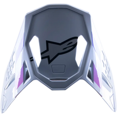 ALPINESTARS Supertech M10 Visor - Daytona - Haze Gray/Orange Fluo/Rhodamine 8982723-9243
