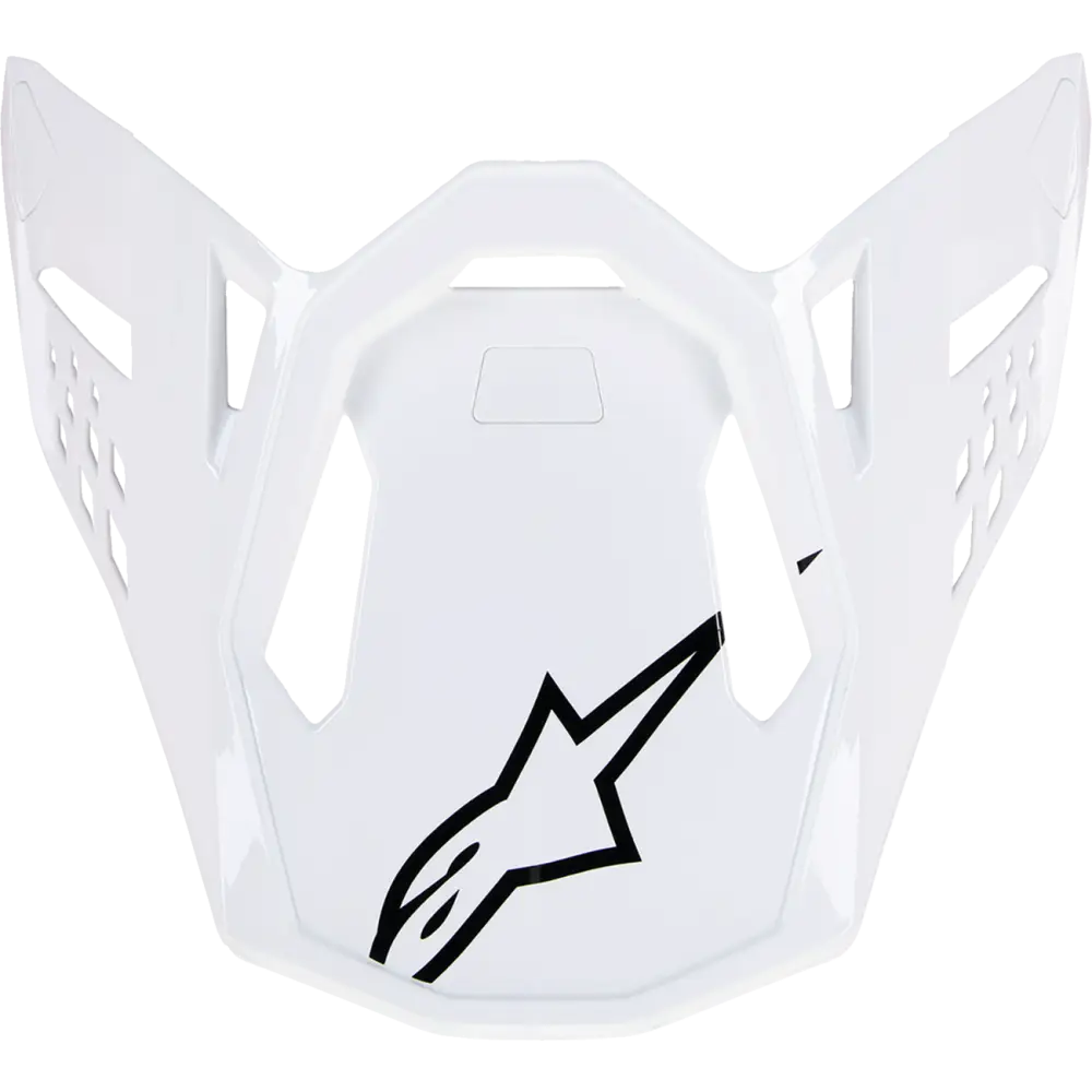 ALPINESTARS Supertech M10 Visor - Solid - Gloss White 8980123-2180-OS
