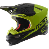 ALPINESTARS Supertech M8 Helmet - Echo - MIPS? - Black/Yellow - Large 8302621-1158-LG