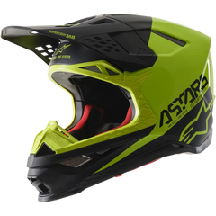 ALPINESTARS Supertech M8 Helmet - Echo - MIPS? - Black/Yellow - Small 8302621-1158-SM