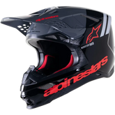 ALPINESTARS Supertech M8 Helmet - Radium 2 - MIPS? - Gloss Black/Neon Red - Medium 8301523-1397-MD