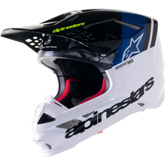 ALPINESTARS Supertech M8 Helmet - Radium 2 - MIPS? - Gloss Blue/White - XS 8301523-9702-XS