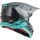 ALPINESTARS Supertech M8 Helmet - Radium - MIPS? - Black Matte/Mid Gray/Teal - 2XL 8301519-1306-2X