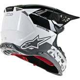 ALPINESTARS Supertech M8 Helmet - Radium - MIPS? - White/Black/Mid Gray Glossy - XS 8301519-2182-XS