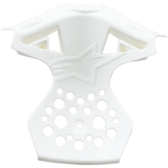 ALPINESTARS Supertech M8/M10 Chin Vent Frame - Gloss White - XS/S 89831192180XXS