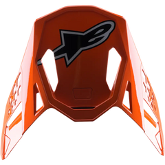 ALPINESTARS Supertech M8 Visor - Factory - Blue/Fluo Orange/Fluo Yellow 8982222-7445