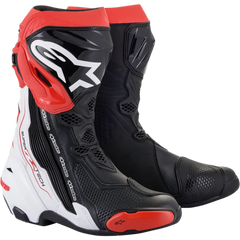 ALPINESTARS Supertech R Boots - Black/White/Red - US 6 / EU 39 2220021-123-39