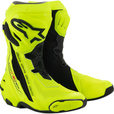ALPINESTARS Supertech R Vented Boots - Fluorescent Yellow/Black - US 7.5/EU 41 2220121-551-41