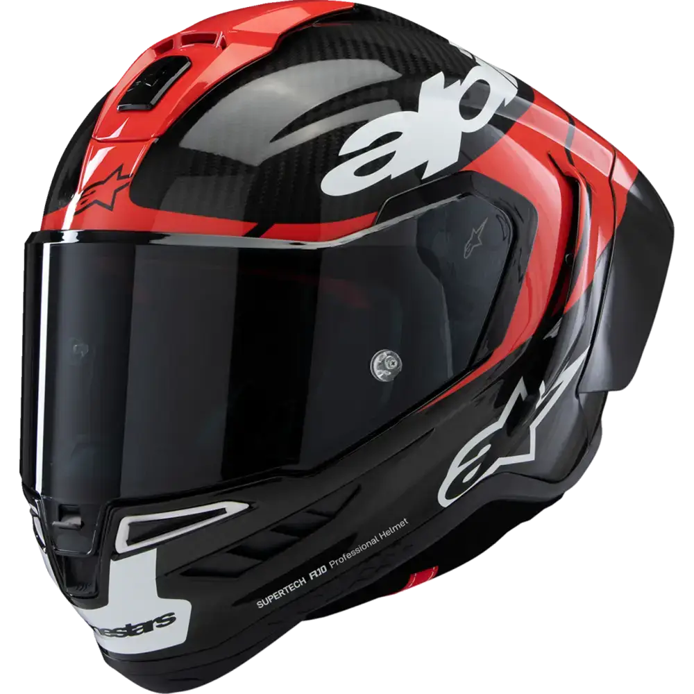 ALPINESTARS Supertech R10 Helmet - Element - Carbon/Red/White - XS 8200324-1363-XS