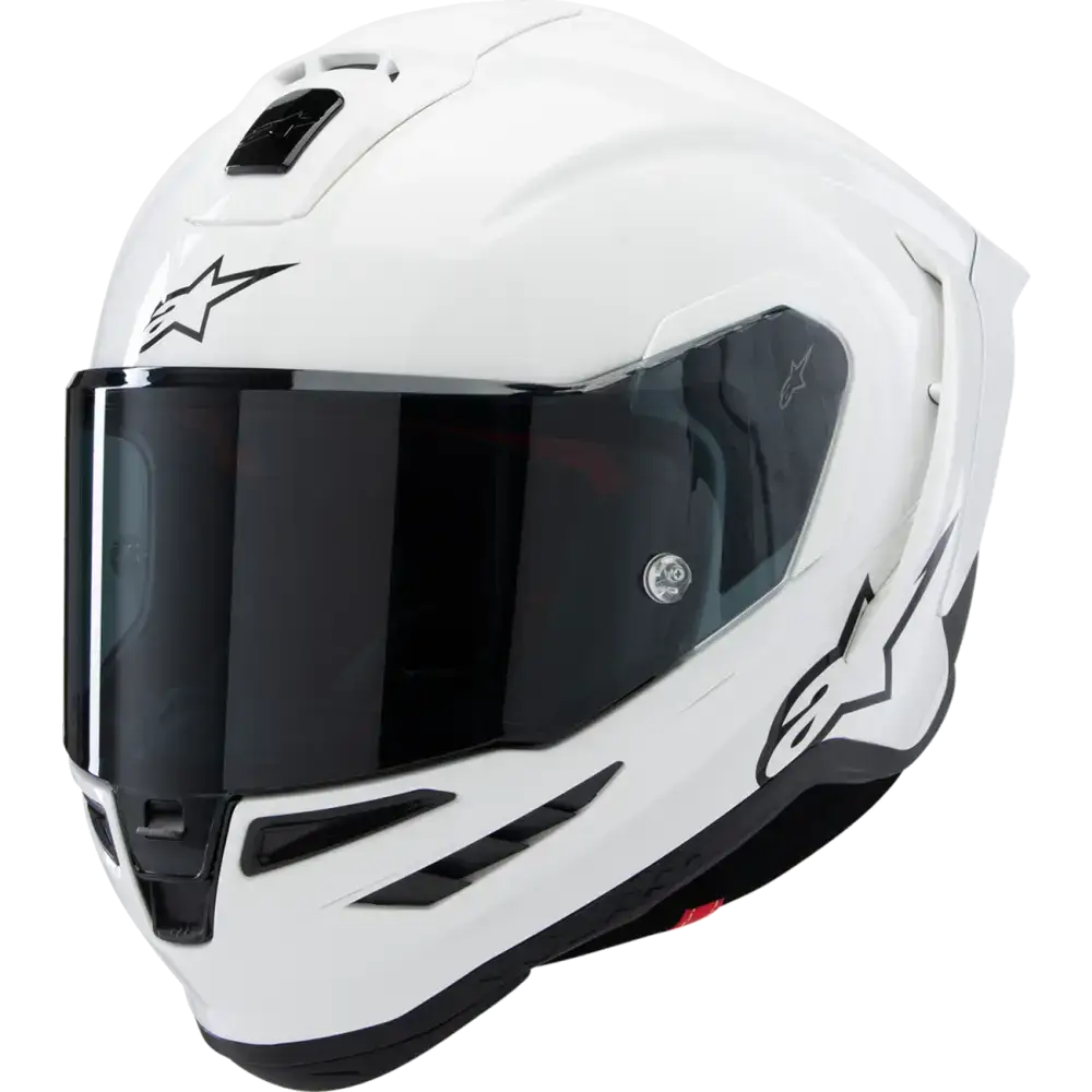 ALPINESTARS Supertech R10 Helmet - Solid - Gloss White - XS 8200124-2170-XS