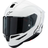 ALPINESTARS Supertech R10 Helmet - Solid - Gloss White - XS 8200124-2170-XS