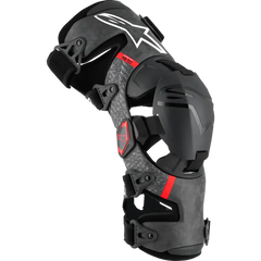 ALPINESTARS Supertech RK-10 Plasma Knee Braces - Black/Red - Small 6501425-13-S