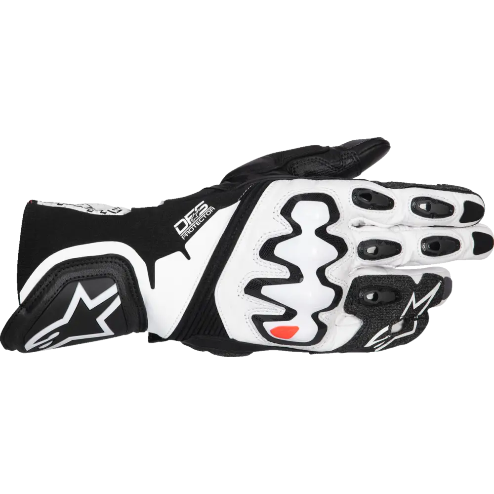 ALPINESTARS Supertech V2 Gloves - Black/White - Small 3556025-12-S