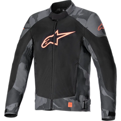 ALPINESTARS T-SP X Superair Jacket - Black Camo/Red Fluo - 2XL 3302022-9133-2X