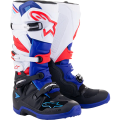 ALPINESTARS Tech 7 Boots - Black/Blue/Red/White - US 10 2012014-1732-10