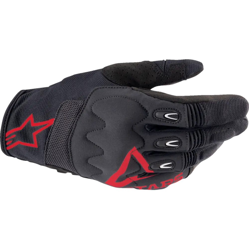 ALPINESTARS Techdura Gloves - Fire Red/Black - Large 3564524-3131-L