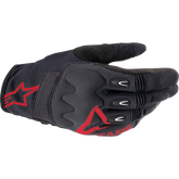 ALPINESTARS Techdura Gloves - Fire Red/Black - Large 3564524-3131-L