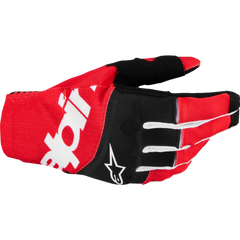 ALPINESTARS Techstar MX Gloves - Black/Bright Red - Large 3560125-1303-L
