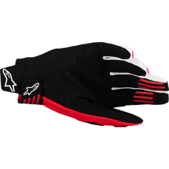 ALPINESTARS Techstar MX Gloves - Black/Bright Red - XL 3560125-1303-XL