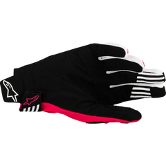 ALPINESTARS Techstar MX Gloves - Black/Fluo Pink - 2XL 3560125-1390-2XL