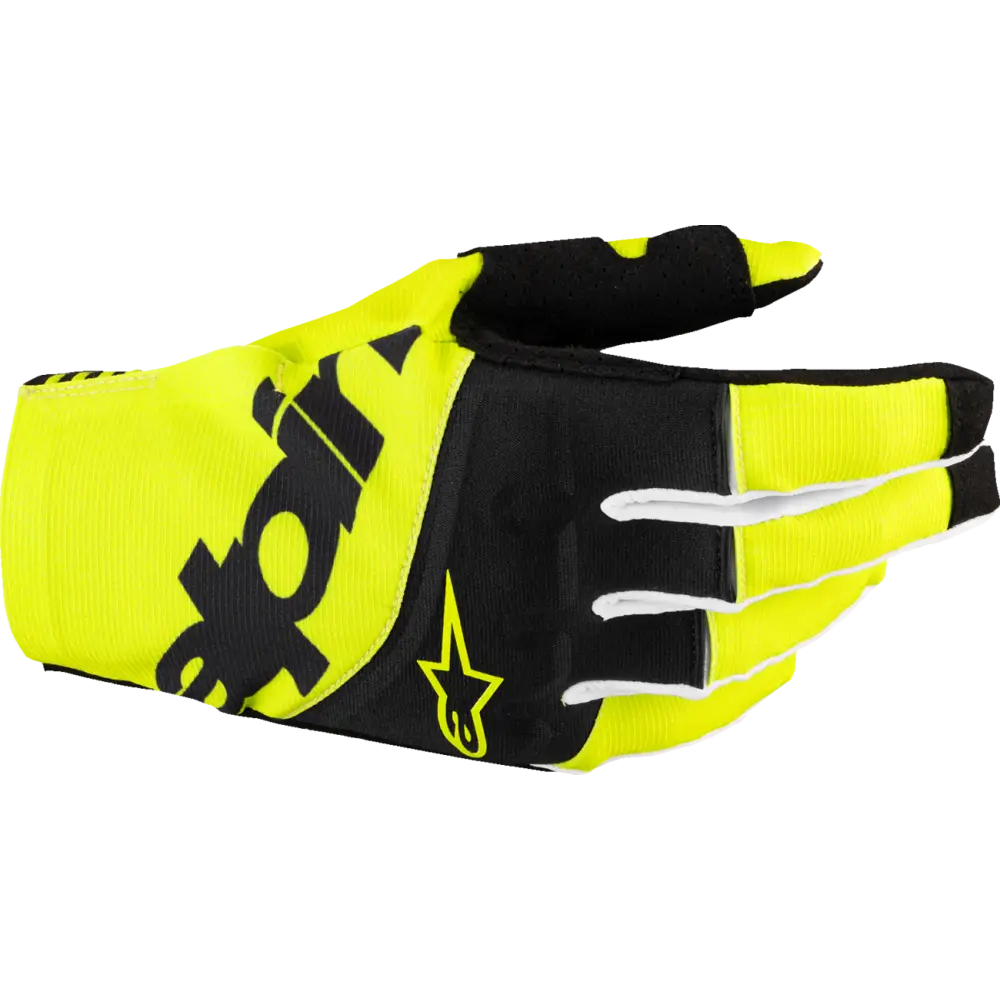 ALPINESTARS Techstar MX Gloves - Black/Fluo Yellow - Large 3560125-155-L