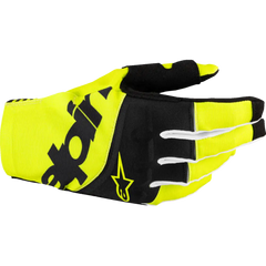ALPINESTARS Techstar MX Gloves - Black/Fluo Yellow - Small 3560125-155-S