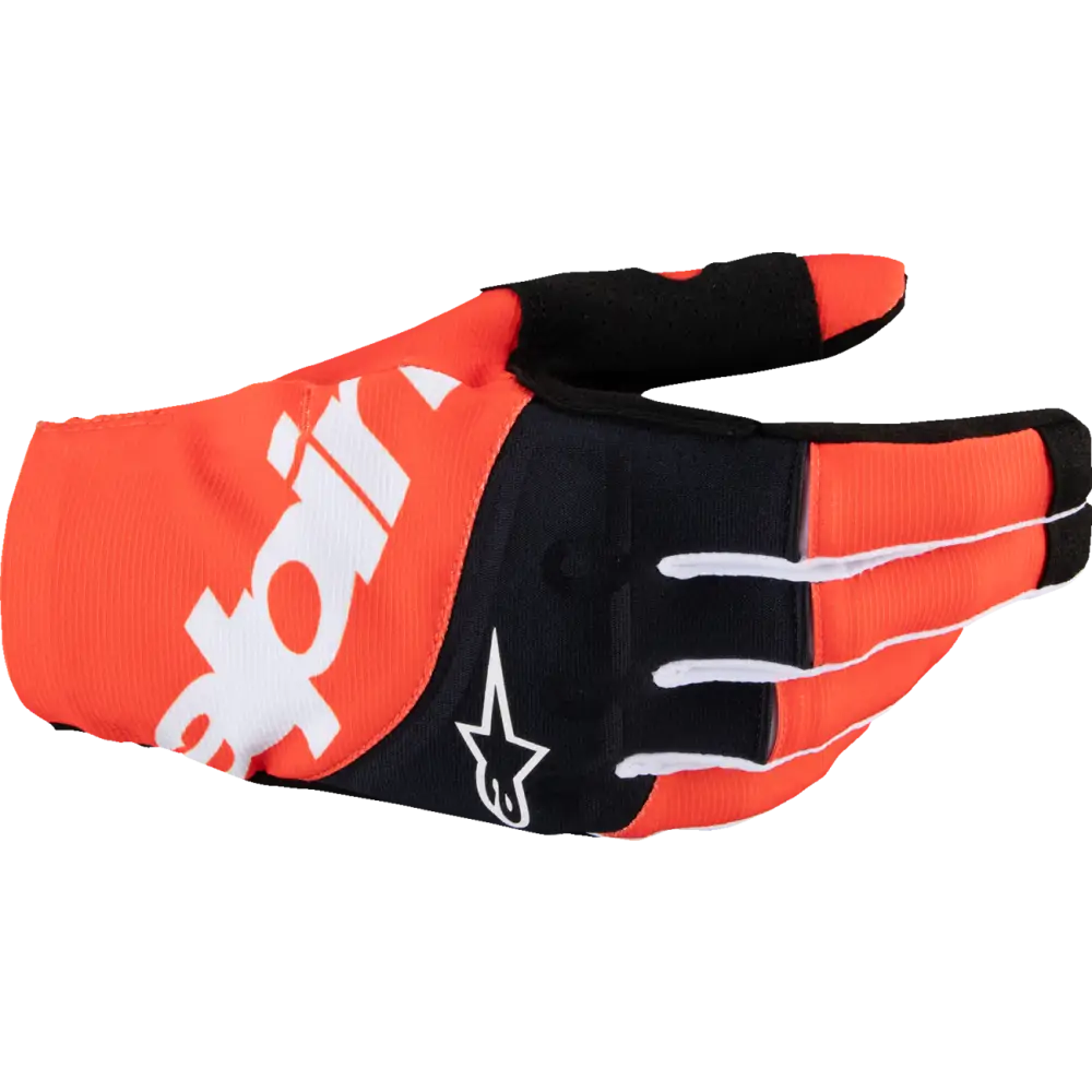 ALPINESTARS Techstar MX Gloves - Black/Hot Orange - Large 3560125-1041-L