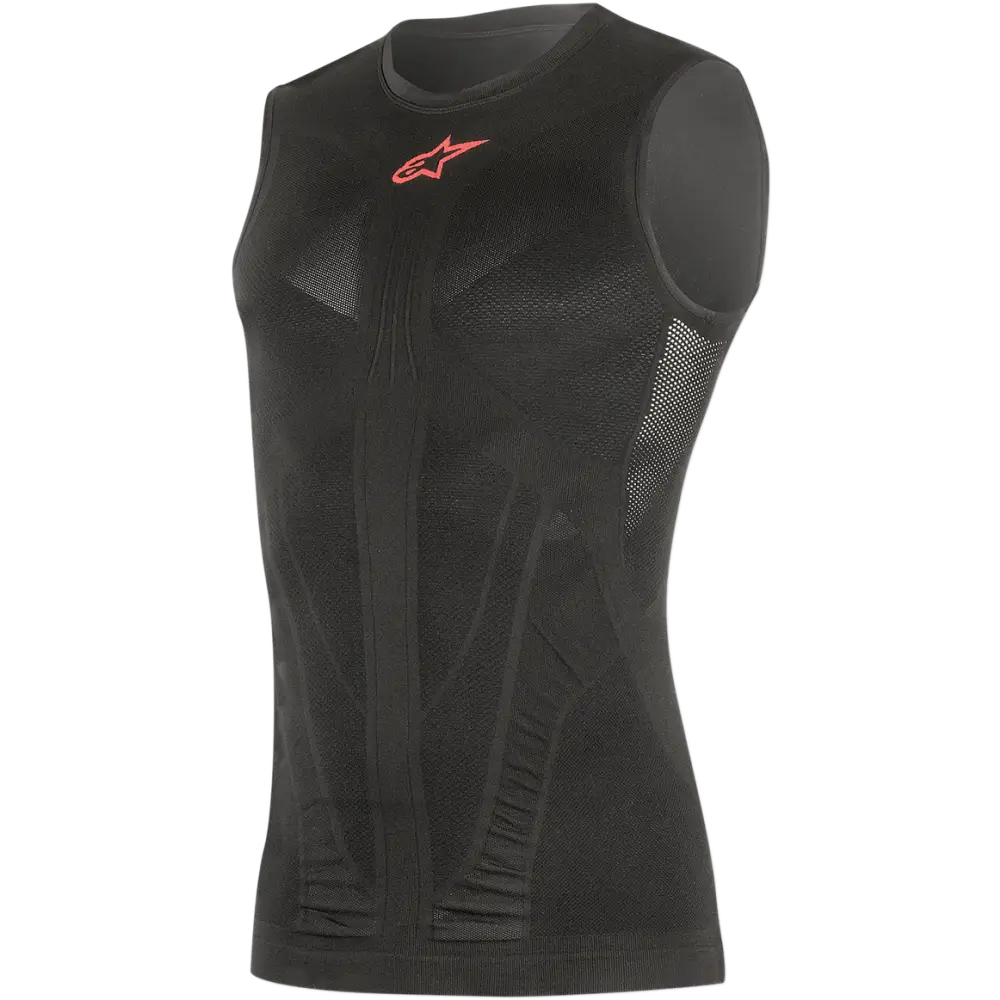 ALPINESTARS Underwear Tech Tank - Black/Red - Medium/Large 175201713M/L