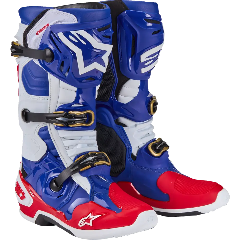 ALPINESTARS Union Tech 10 Boots - Red/White/Blue - US 11 2010020-3372-11