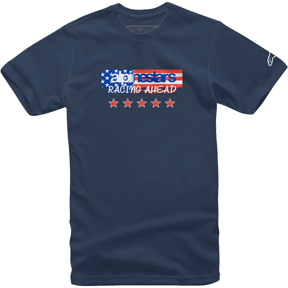 ALPINESTARS USA Again T-Shirt - Navy - Medium 12137261070M