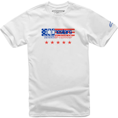 ALPINESTARS USA Again T-Shirt - White - Large 12137261020L