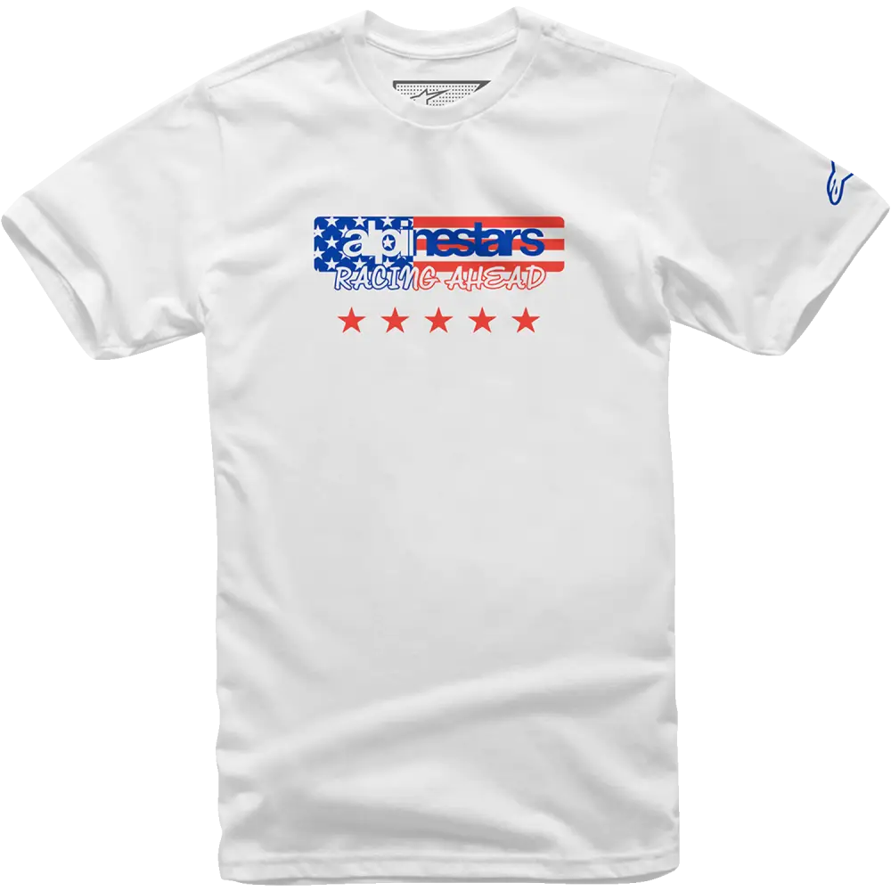 ALPINESTARS USA Again T-Shirt - White - XL 12137261020XL
