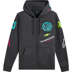 ALPINESTARS Variegate Zip Hoodie - Gunmetal - XL 1215-53200-190-XL