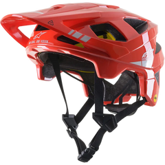 ALPINESTARS Vector Tech Helmet - Bright Red/Light Gray Glossy - MIPS? - Small 8700721-3199-SM