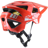 ALPINESTARS Vector Tech Helmet - Bright Red/Light Gray Glossy - MIPS? - Large 8700721-3199-LG