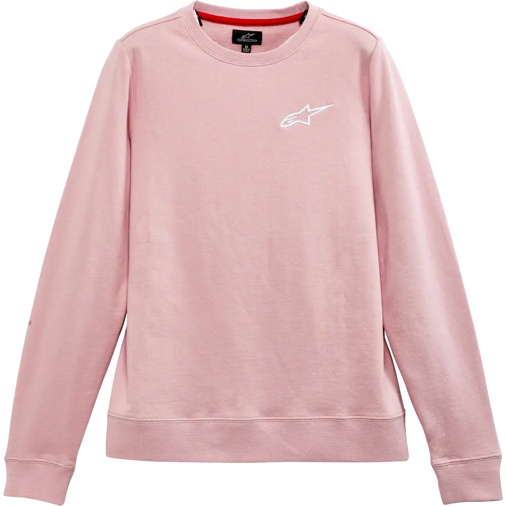 ALPINESTARS Women's Ageless Crew Fleece - Pink - Medium 1232518203100M