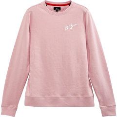 ALPINESTARS Women's Ageless Crew Fleece - Pink - Medium 1232518203100M