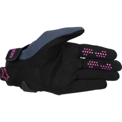 ALPINESTARS Women's Chrome Gloves - Asphalt Black/Purple - Medium 3580425-9227-M