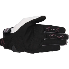 ALPINESTARS Women's Chrome Gloves - Off-White/Burgundy - Small 3580425-298-S
