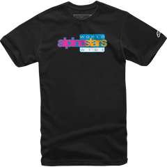 ALPINESTARS World Wide Again T-Shirt - Black - 2XL 1232-72236-102X